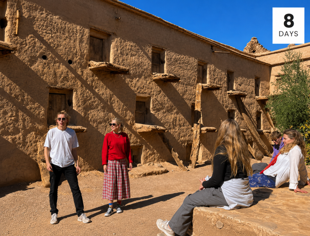 8 day desert tour marrakech to merzouga