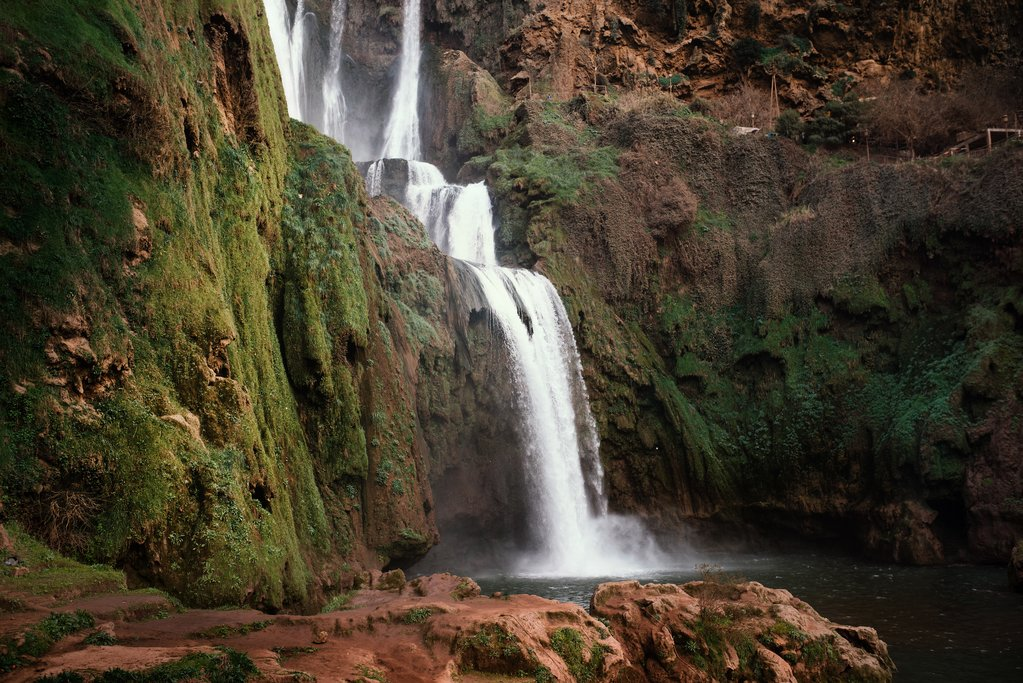 Ouzoud Waterfalls in the Atlas Mountains of Morocco