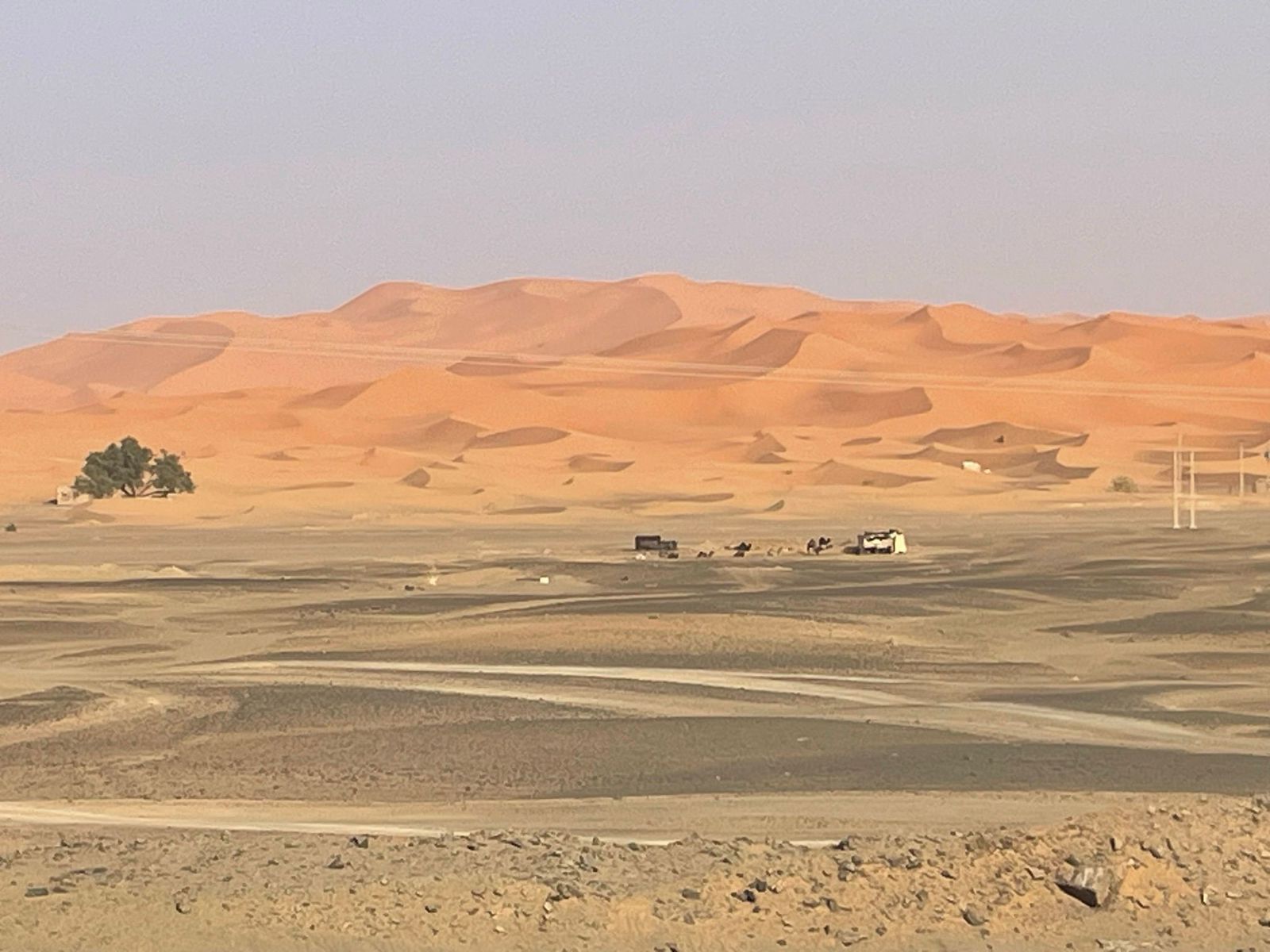 Sahara Desert landscape near Merzouga, Morocco