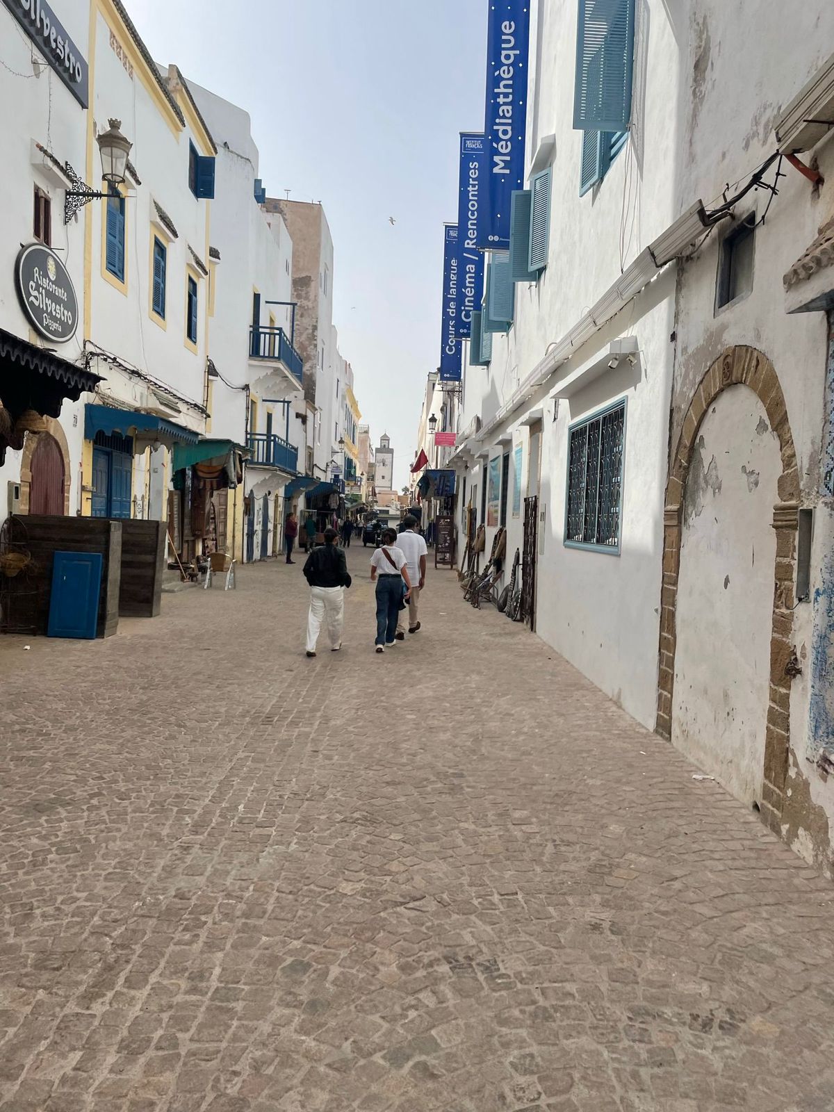 Traditional medina street in Morocco